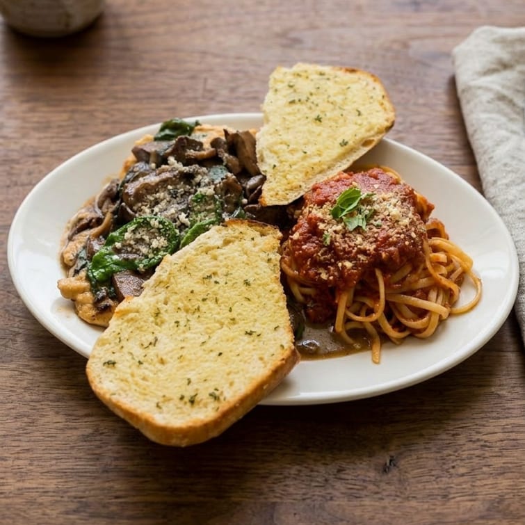 Pollo Marsala / Chicken Marsala.