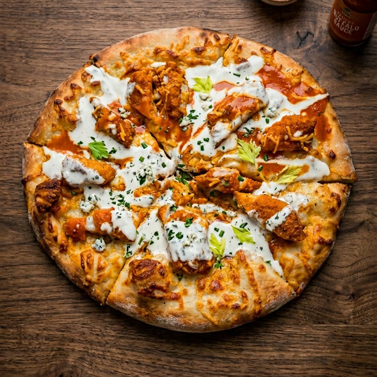 Buffalo Chicken Pizza.
