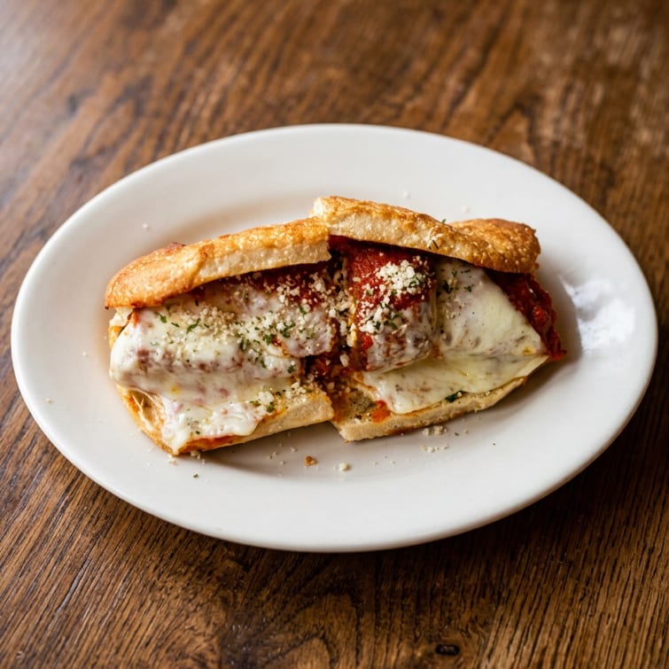 Chicken Parmigiana Sandwich.