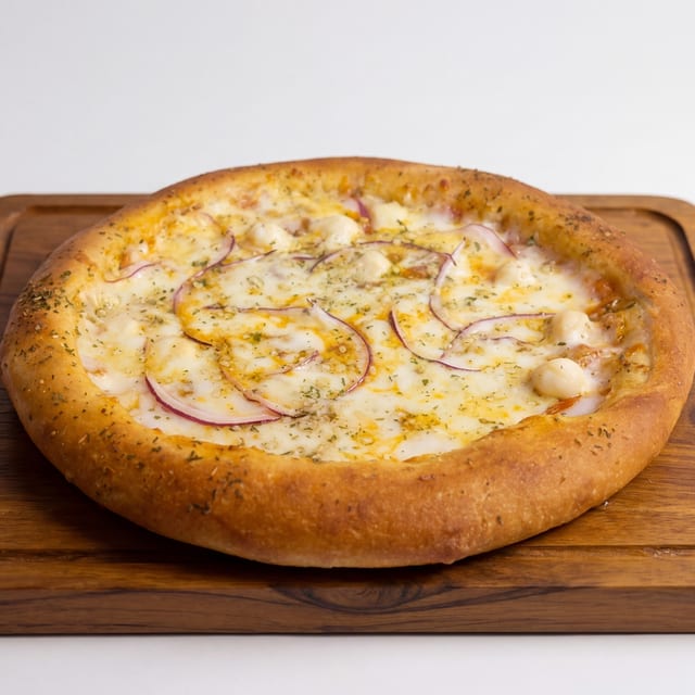 Bacon Scallion Pizza.