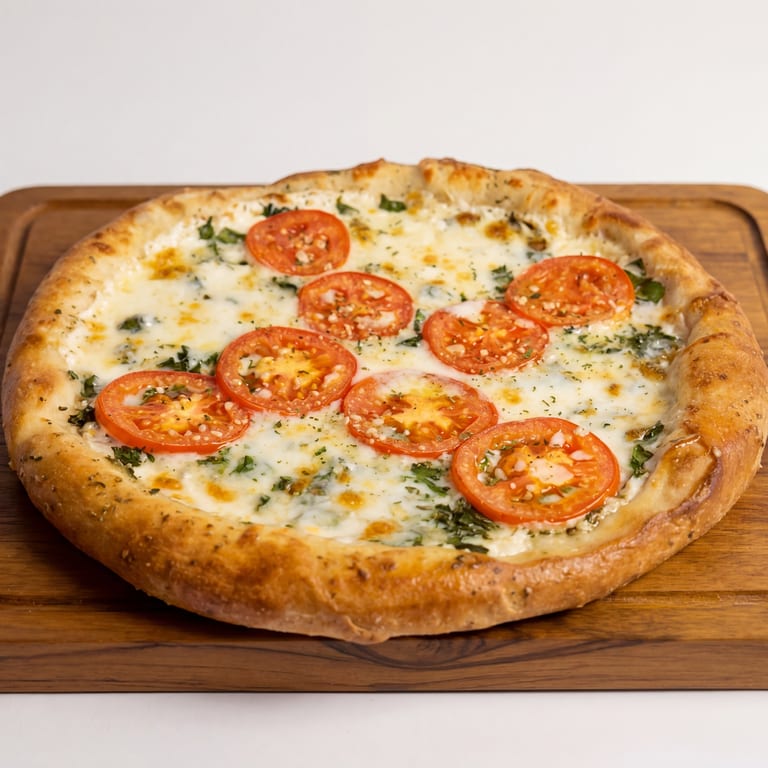 Savor Our White Pizza