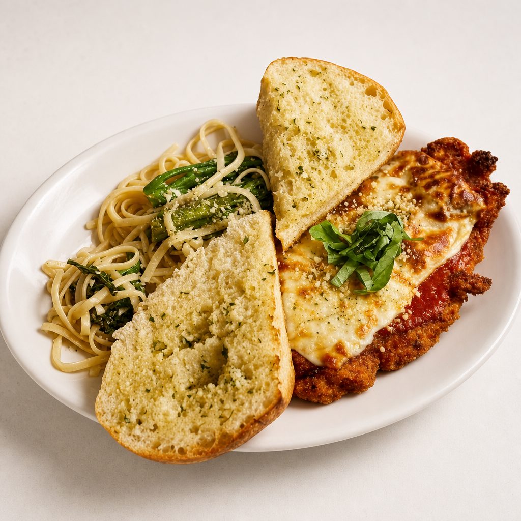 Vitello Alla Parmigiana / Veal Parmesan Pasta.