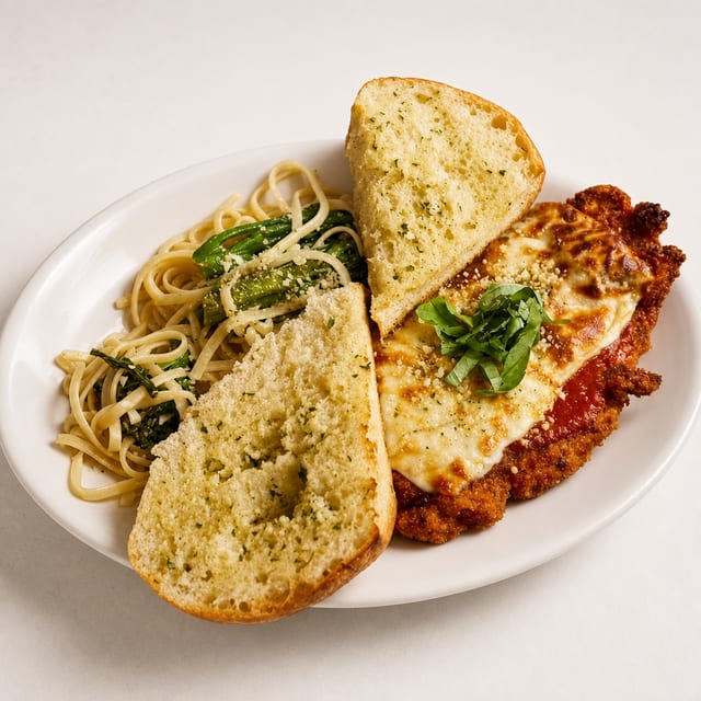 Vitello Alla Parmigiana / Veal Parmesan Pasta.