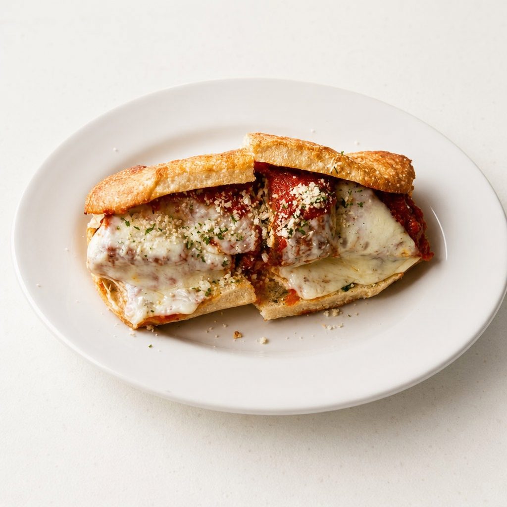 Chicken Parmigiana Sandwich.