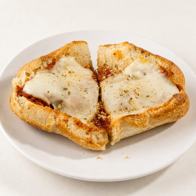 Meatball Parmigiana Sandwich.