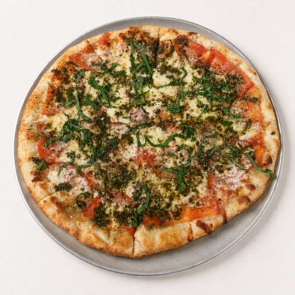 Tomato Basil Pizza.