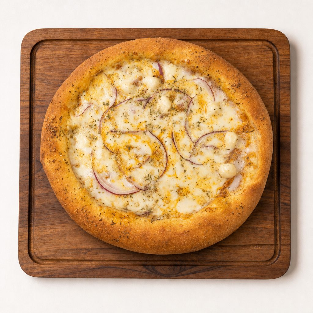 Bacon Scallion Pizza.