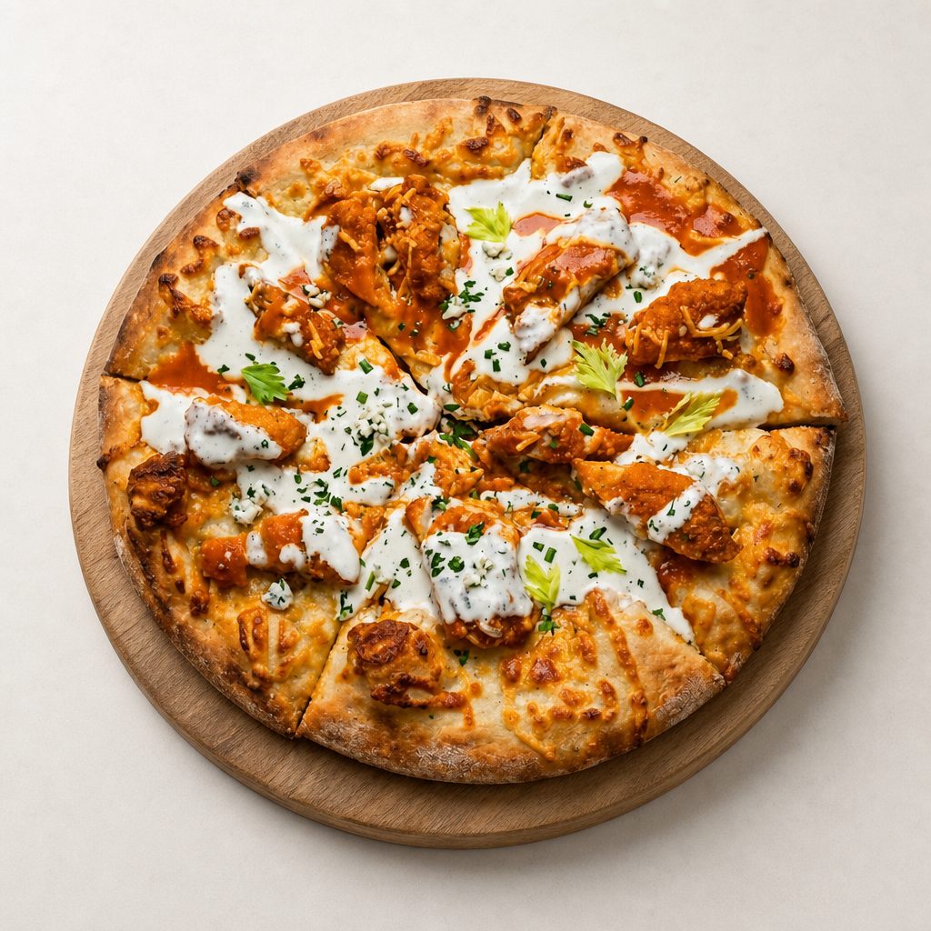 Buffalo Chicken Pizza.