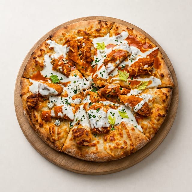 Buffalo Chicken Pizza.