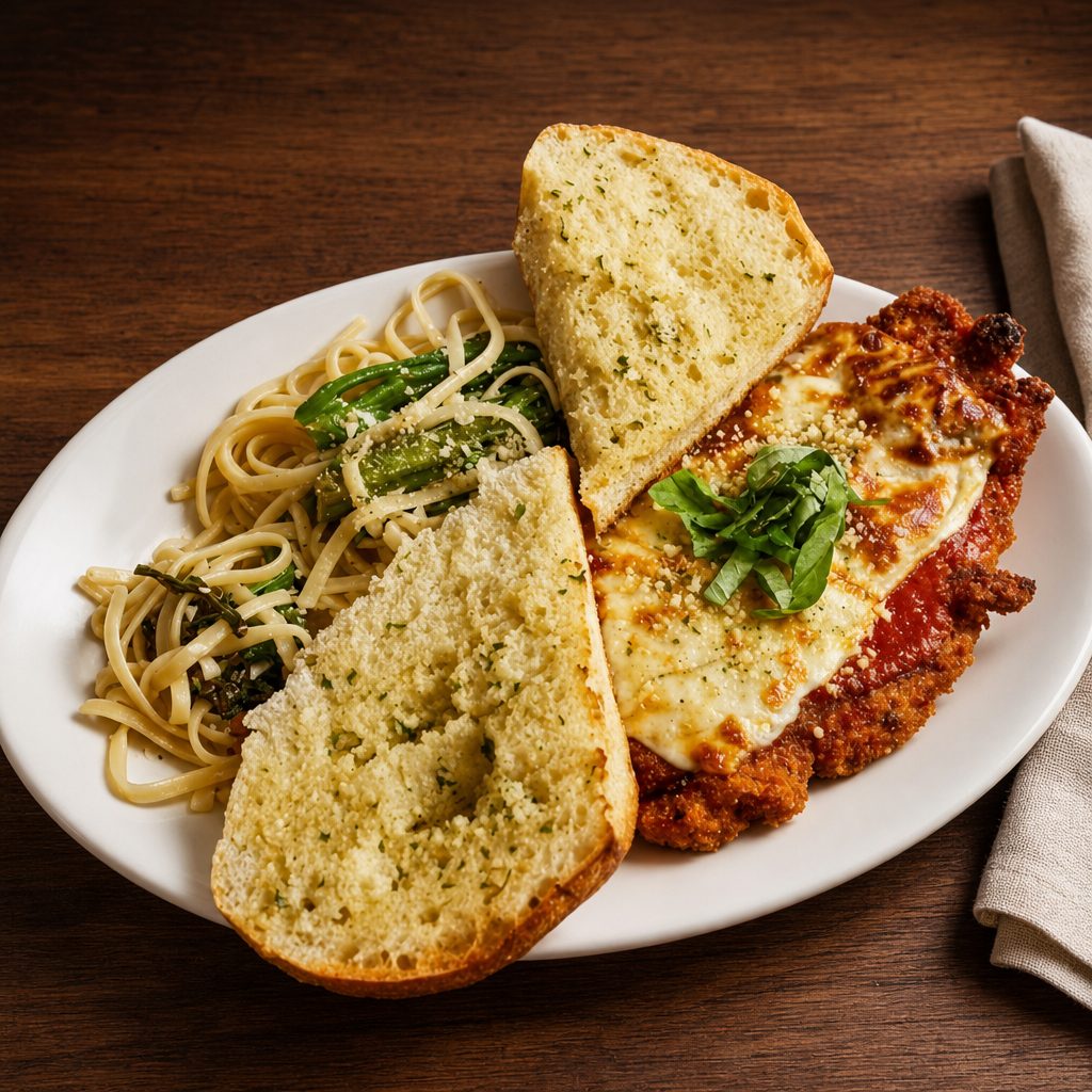 Pollo Alla Parmigiana / Chicken Parmesan Pasta.
