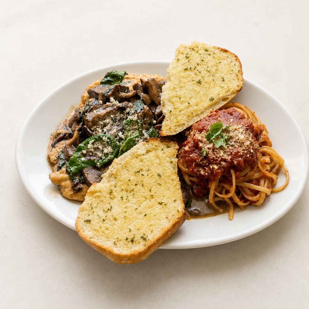 Pollo Marsala / Chicken Marsala.