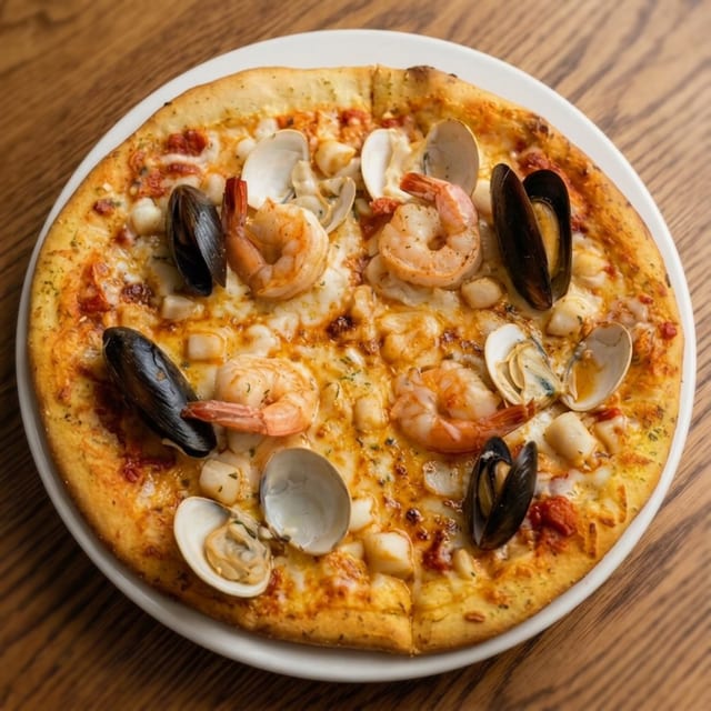 Seafood Pizza.