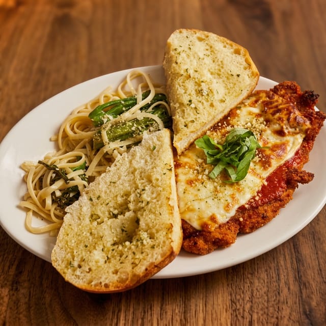 Vitello Alla Parmigiana / Veal Parmesan Pasta.
