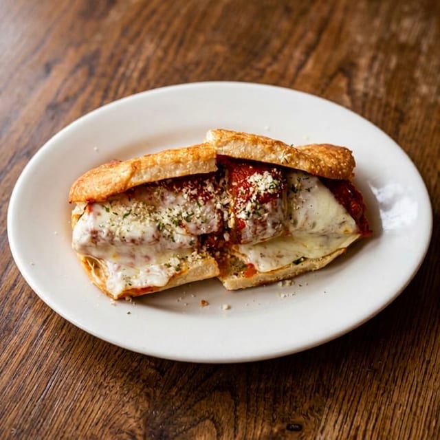 Chicken Parmigiana Sandwich.