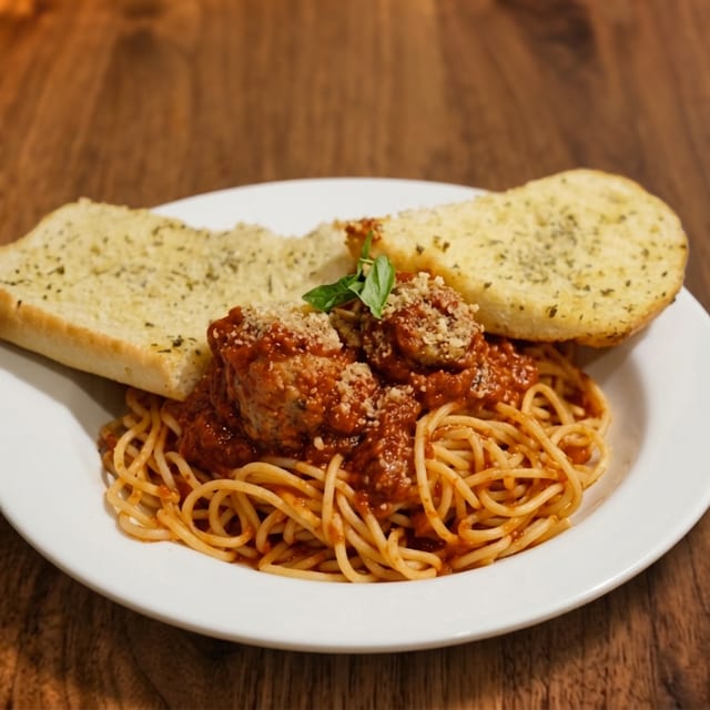 Linguini & Meatballs.