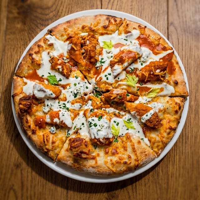 Buffalo Chicken Pizza.